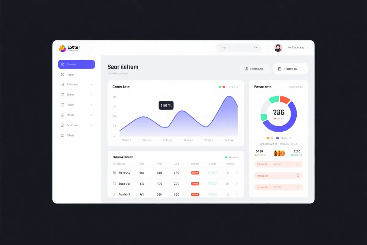 数据看板示意图